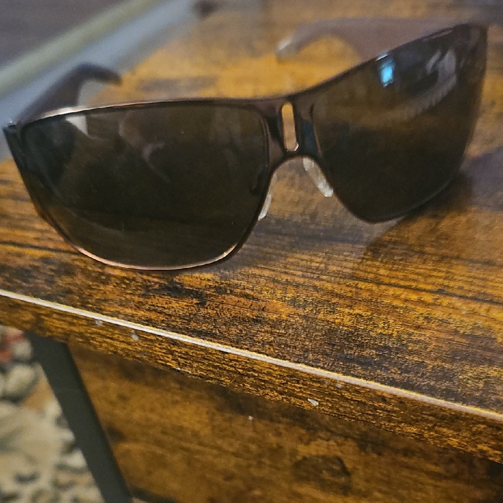 Ed Hardy Black and Brown Sunglasses